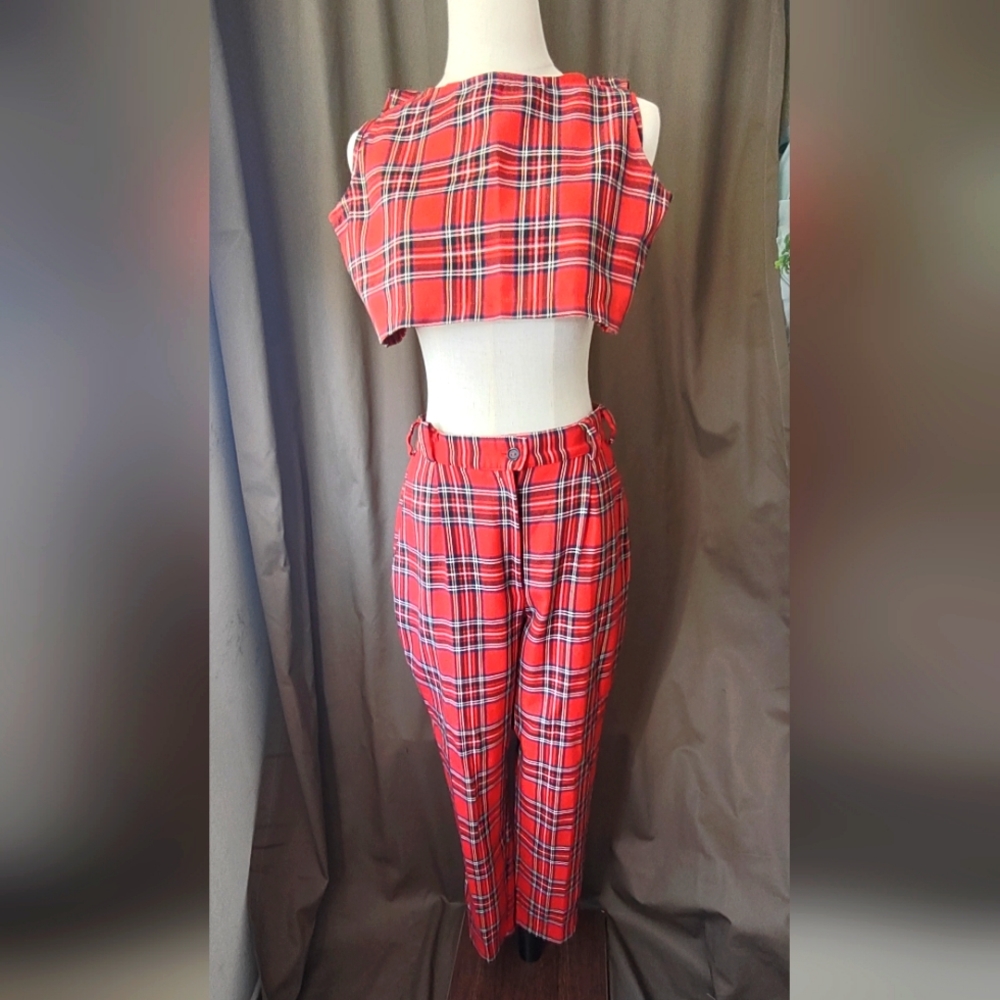 Rec Plaid 2 piece